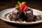 Indulgent Lava cake. Generate ai