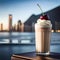 Indulgent Milkshake Heaven: Creamy Delight in Every Sip by generative AI