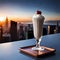 Indulgent Milkshake Heaven: Creamy Delight in Every Sip by generative AI