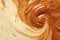 Indulgent toffee swirls with caramel, evoking tempting sweetness