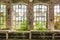 Industial windows in an abandoned factory