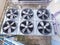 Industrial air cooling system vent.  Industrial blower fan
