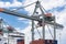 Industrial background featuring details of sea container terminal