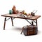 Industrial Chic Camping Table With Authentic Details