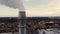 Industrial Chimney with smoke and emmisions - air pollution