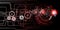 Industrial Cogs Gears circuit Banner Background