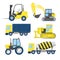 Industrial Construction Transportation with Truck and Tractor