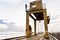 Industrial crane on top of grand coulee Ubonrat dam