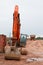 Industrial digger at Road construction site