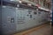 Industrial electrical switch gear panel of power plant or factory