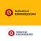Industrial engineering logo with gear wheel