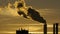 Industrial Factory Pollution Carbon Emission Smoke Clouds