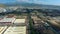 Industrial Factory Production Area. Aerial View Heavy Industry Zone