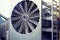 Industrial fan turbine. Refrigeration temperature conditioning system.