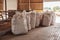 Industrial Feed Bags in Farm Storage