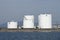 Industrial fuel storage tanks