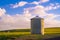 Industrial grain silo from wheat farm in the Palouse Washington State