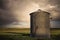 Industrial grain silo from wheat farm in the Palouse Washington State