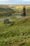 Industrial graveyard in North pennines UK