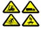 Industrial hazard signs