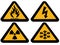 Industrial hazard symbols