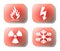 Industrial hazard symbols