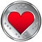 Industrial heart or love icon