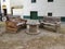 Industrial hipster table and benches in Poysdorf