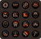 Industrial icons set