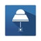 Industrial lamp icon
