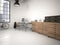 Industrial loft. 3d rendering