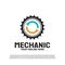 Industrial logo with gear and wrench concept. Engineering and mechanic sign or symbol. technology icon -vector