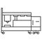 Industrial machine equipment line icon  image. High Value industrial Machine  icon.