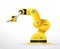 Industrial machine robotic hand arm machinery factory