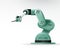 Industrial machine robotic hand arm machinery factory