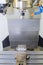 Industrial metal blank working on high precision CNC machine