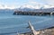 Industrial pier in the Kachemak Bay