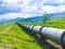 Industrial Pipeline in Scenic Landscape