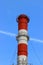 Industrial pollution chimney without a smoke