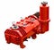 Industrial pump for high vacuum.