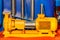 Industrial pumping equipment, powerful yellow sewage pump