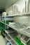 Industrial restaurant kitchen with equipment needed for cooking and cleaning