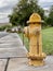 Industrial retro beauty of fire hydrants