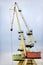 Industrial shipping cranes for containers