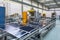 Industrial Solar Panel Manufacturing Plant with Assembly Line