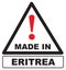 Industrial stamp made in Eritrea