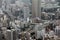 Industrial view of Tokyo with busy roads and skyscrapers