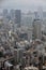 Industrial view of Tokyo with busy roads, skyscrapers and Tokyo