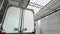 Industrial warehouse delivery storage greenhouse cargo transportation van with pallet crate package