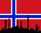 Industry and flag of Norway